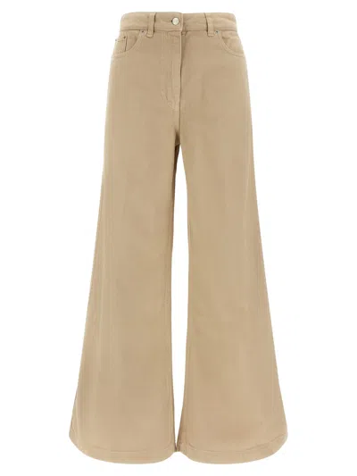 Nude 'tilda' Pants In Animal Print