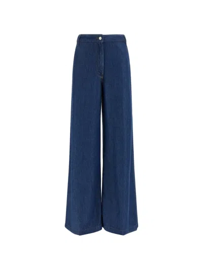 Nude Tilda Wide Leg High-waist Jeans In Blue