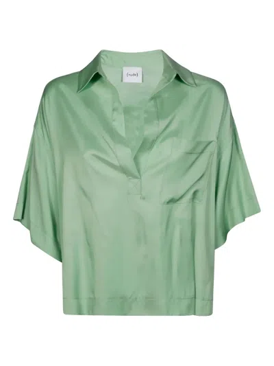 Nude Twill Shirt In Green