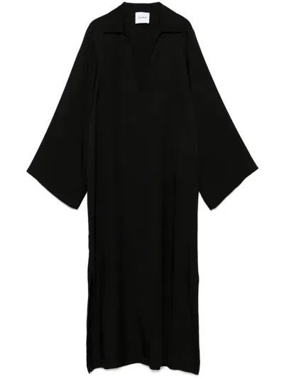 Nude Black Long Dress