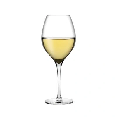 Nude Vinifera Set Of 2 Lead-free Crystal White Wine Glasses 360 Cc In Clear