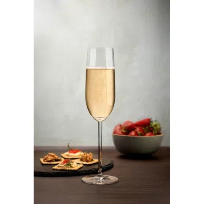 Nude Vintage 7.5oz. Crystal Flute Set In Transparent