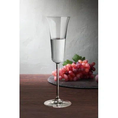 Nude Vintage Set Of 2 Lead Free Crystal Cordial Glasses 4 Oz. In Clear