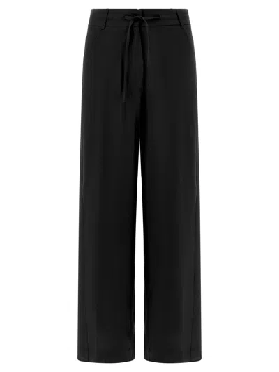 Nude Viscose Pants In Black