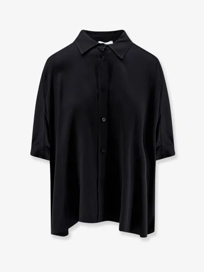 Nude Viscose Shirt In Black
