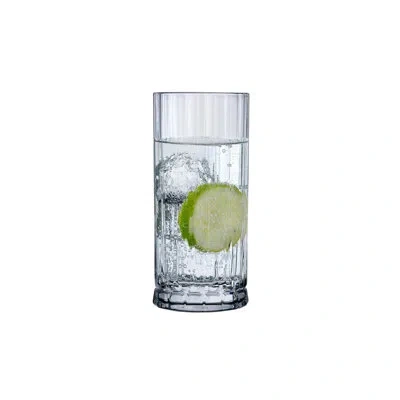 Nude Wayne Crystal High Ball Glasses In Clear