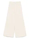 Nude Wide-leg Jeans In Neutrals