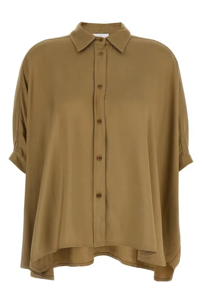 Nude Wide Shirt In Brown