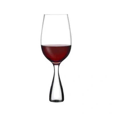 Nude Wine Party Lead Free Crystal Red Wine Glass In Clear