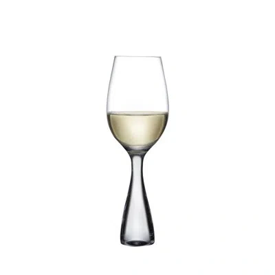 Nude Wine Party Lead Free Crystal White Wine Glass In Clear