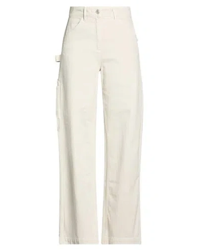 Nude Woman Jeans Beige Size 6 Cotton In Sand