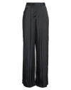 NUDE NUDE WOMAN PANTS BLACK SIZE 10 POLYESTER