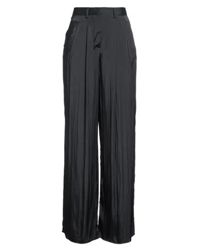 NUDE NUDE WOMAN PANTS BLACK SIZE 10 POLYESTER