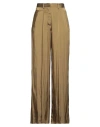 Nude Woman Pants Military Green Size 6 Polyester In Green