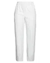 Nude Pants In White