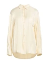 Nude Woman Shirt Beige Size 8 Viscose In Beige