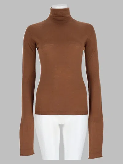 Nude Wool Sweatshirt In Brown