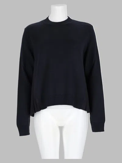 Nude Wool Blend Sweatshirt In Blue