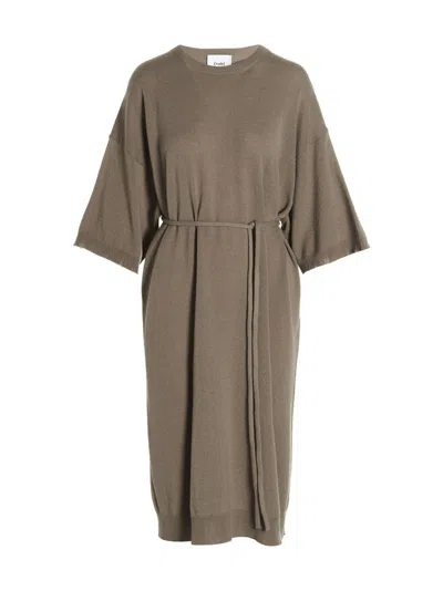 NUDE NUDE WOOL AND CASHMERE KNIT LONG DRESS