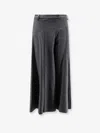 Nude Wool Blend Pantskirt In Multi