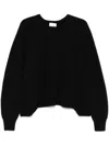 Nude Wool Sweater In Black