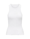 Nudea The Organic Cotton Classic Tank In Cotton White