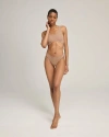 Nudea The Organic Cotton Dipped Thong 2 Pack In Brown