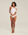 Nudea The Organic Cotton Dipped Thong 2 Pack In White