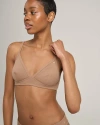 Nudea The Organic Cotton Easy Does It Bralette In Brown