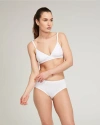Nudea The Organic Cotton Easy Does It Bralette In White