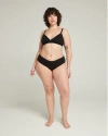 Nudea The Organic Cotton Midi Brief 2 Pack In Black