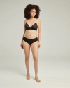 Nudea The Sheer Deco Hipster Brief In Black