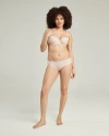 Nudea The Sheer Deco Hipster Brief In Blush Pink