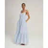 Nudea The Trapeze Dress In Blue