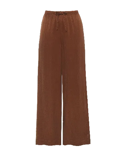 Nudea Eco-luxe Drawstring Pant In Brown