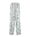 Nudea Women's Green The Classic Trouser - Sage Stripe In Silver
