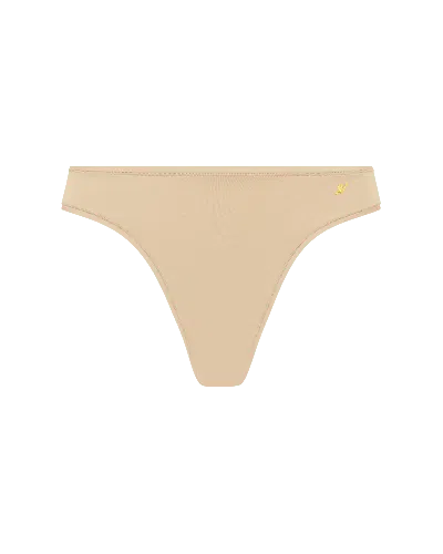 Nudea Women's Neutrals / Black The Stretch Dipped Thong Bundle Three Pack - Nude & Black