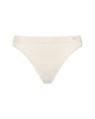 Nudea Women's Neutrals / White The Tencel™ Seamless Thong - White Sand