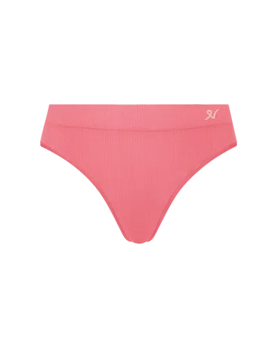 Nudea Women's Pink / Purple The Tencel™ High Leg Brief - Rose Pink In Pink/purple