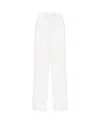 Nudea Women's The Classic Trouser - Cotton White