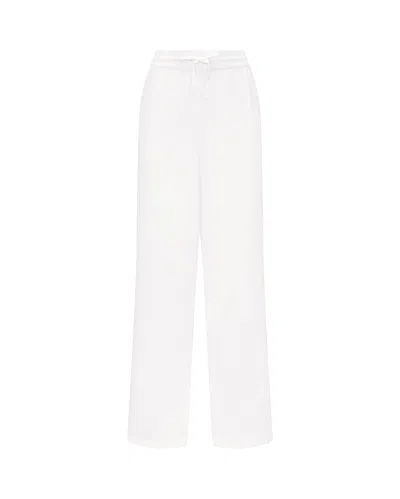 Nudea Women's The Classic Trouser - Cotton White