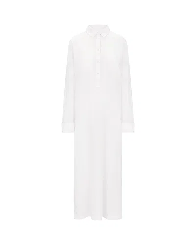 Nudea Women's The Maxi Shirt - Cotton White