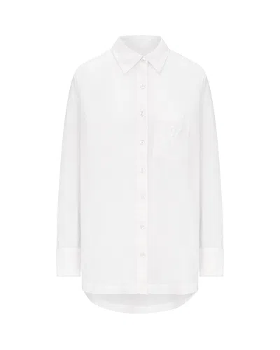 Nudea Women's The Midi Shirt - Cotton White