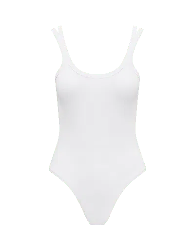 Nudea Women's The Organic Cotton Classic Bodysuit - Cotton White