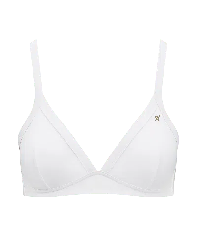 Nudea Women's The Organic Cotton Easy Does It Bralette - Cotton White