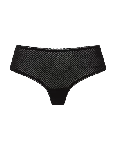 Nudea Women's The Sheer Deco Hipster Brief Three Pack - Black
