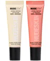 Nudestix 2-pc. Nudeskin Hydra-peptide Lip Butter Set In Original: Tint-free Gloss With A Fresh V