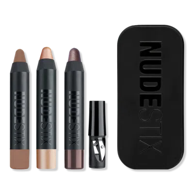 Nudestix Bright Nude Eye Mini 3-piece Kit