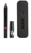 Nudestix Intense Matte Lip + Cheek Pencil In Sunkissed Rose