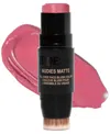 Nudestix Nudies Matte Blush In Bubba (warm Bubble-gum Pink)